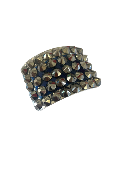 Irish Hard Shoe Buckles - Clover - Clear diamonte main image 0