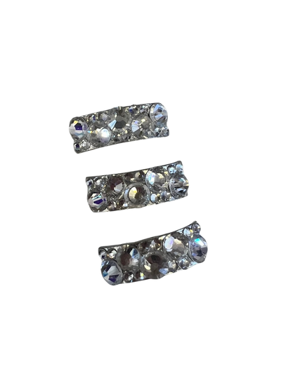 Irish Pump Buckle - Tierna Clear Diamante