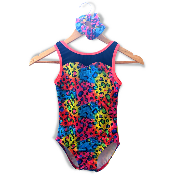 d:d Collection Sweetheart Gymnastics Leotard - Sassy Safari