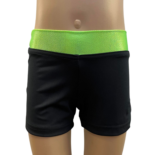 PW Dancewear Agile Hotpants - Lime Mistique