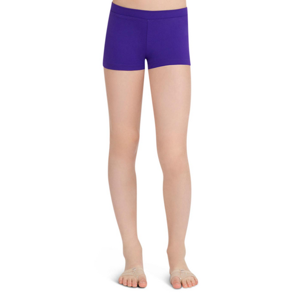 Capezio Children's Boy Cut Low Rise Short - Purple