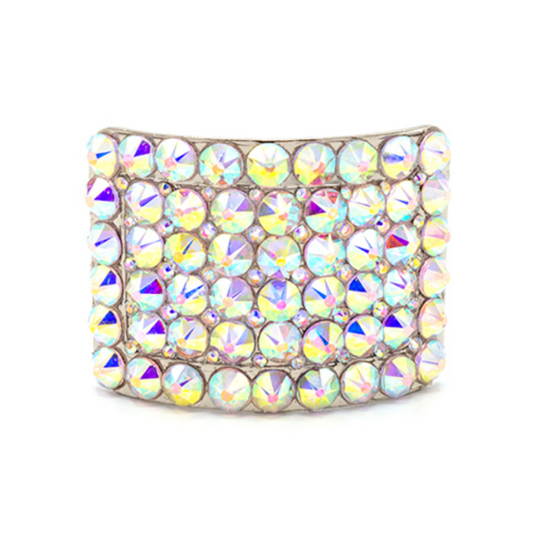 Irish Hard Shoe Buckles - Classic Deluxe - AB Rhinestone