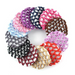 Crochet Bun Cover with Rhinestones