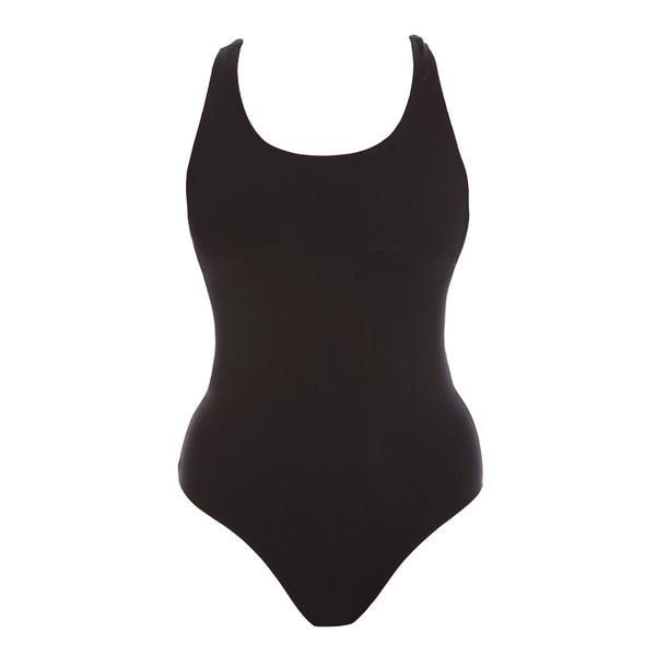 Paige Dunsdon Adult's Cross Strap Leotard - Black