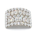 Irish Hard Shoe Buckles - Mini Pear Crystal Clear Diamante