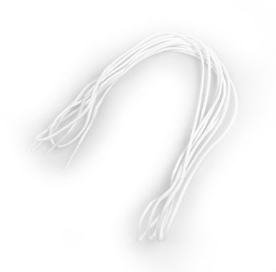 Irish Soft Shoe Laces - ROUND - WHITE - 175cm long