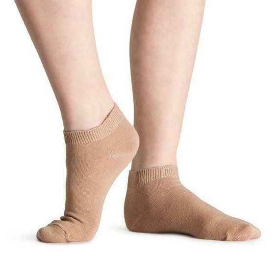 Ditto Dancewear Jazz Socks (Anklet) Tan