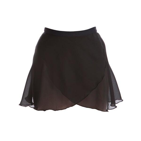 【papier】Enfant wrapped skirt/Black papier 〈Enfant wrapped skirt〉 | trava