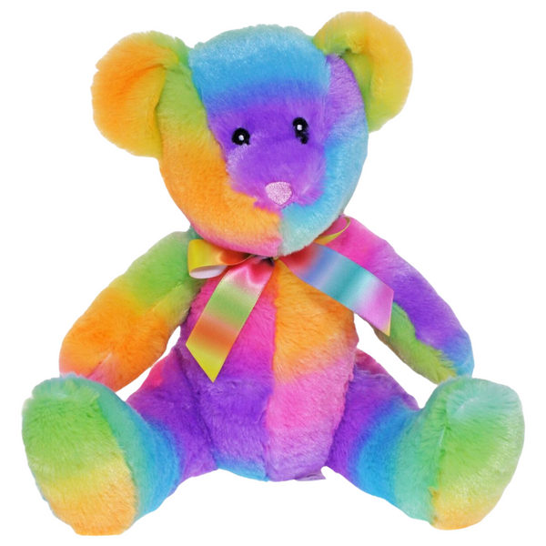 Rainbow Teddy Bear - 4 Colour Options
