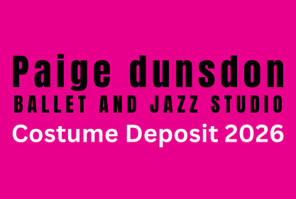 Costume Deposit - Paige Dunsdon 2026