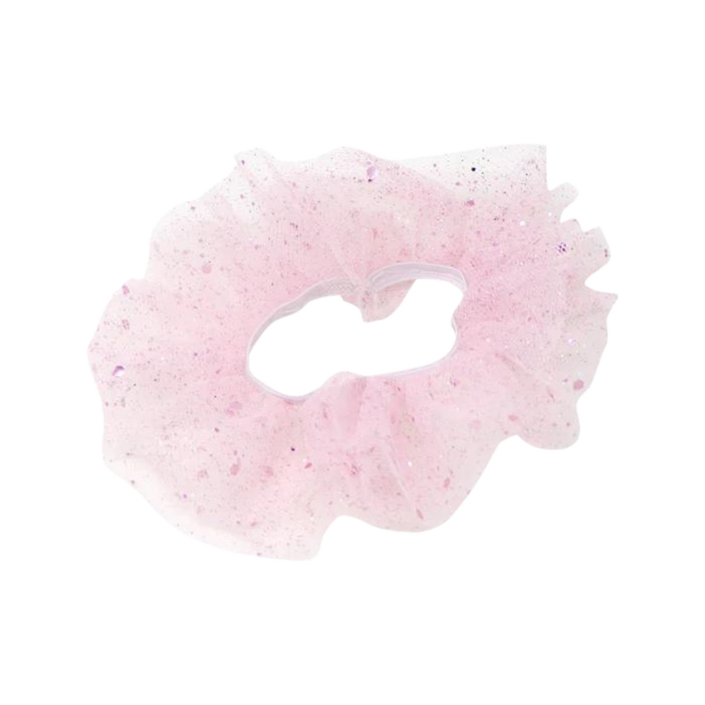 Pink Poppy Ballerina Hair Scrunchie