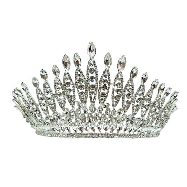 Large Tiara- Radiant Majesty Silver/Clear