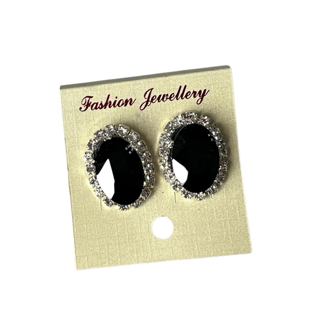 Oval Stud Performance Earrings