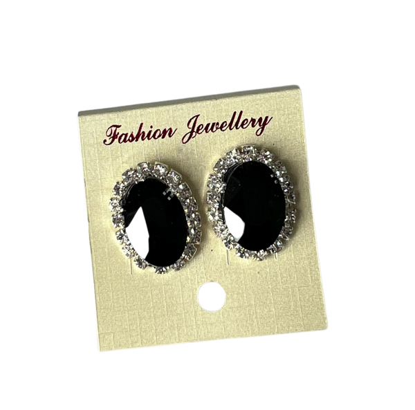 Oval Stud Performance Earrings