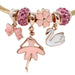 Pink Poppy Ballerina Charm Bracelet