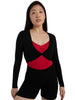 Harmonie Cropped Pinch Sweater - Capezio