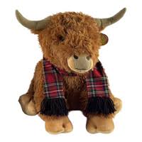 Hamish the Highland Cow Keychain