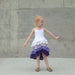 Pure Cute Flamenco Dress in Lavender Ombre