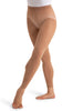 Capezio Footless Tight w Self Knit Waist Band - Light Suntan