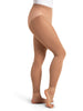 Capezio Footless Tight w Self Knit Waist Band - Light Suntan