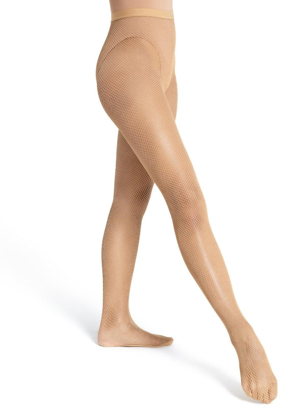 Capezio Professional Footed Fishnet Tight - Caramel