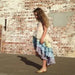 Pure Cute Flamenco Dress in Rainbow Ombre