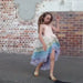Pure Cute Flamenco Dress in Rainbow Ombre