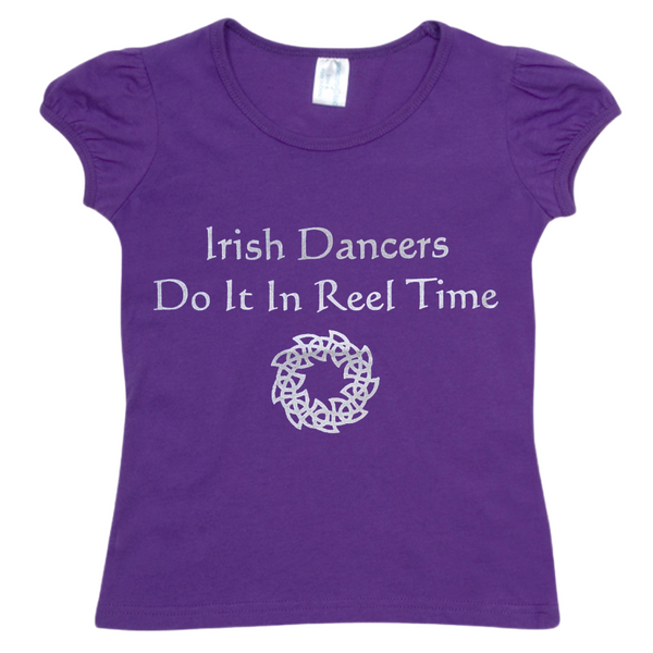 Do It In Reel Time Girl's Irish T-shirt - 4 Colours Available