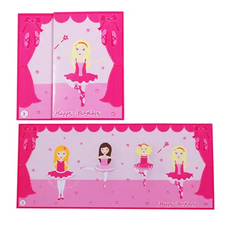 Ballerina Girls Birthday Card*