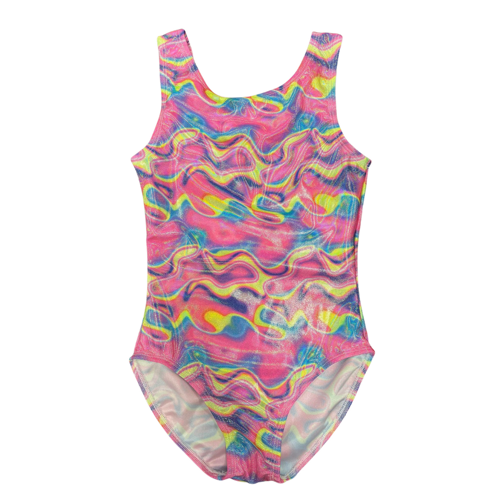 Ditto Dancewear Gym Leotard - Candy Holographic