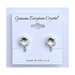 Competition Crystal CLIP-ON Earrings - CLEAR - 3 sizes