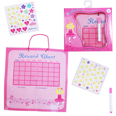 Pink Poppy Essential Ballerina Reward Chart*