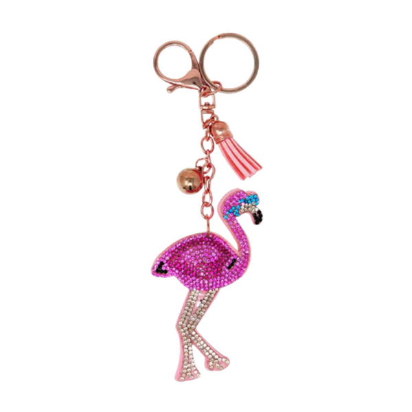 Pink Poppy Fabulous Flamingo Bag Charm