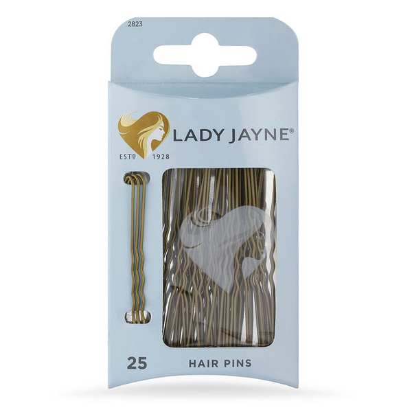 Lady Jayne Hair Pins - 6.25cm - BROWN