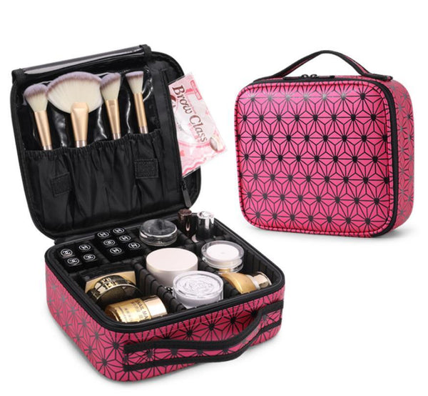 Mad Ally Small Make Up Case - Pink or Blue Pattern