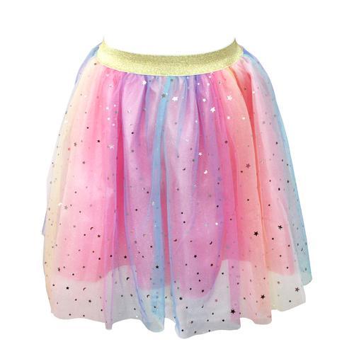 Pink Poppy Pastel Rainbow Skirt - Child 5/6