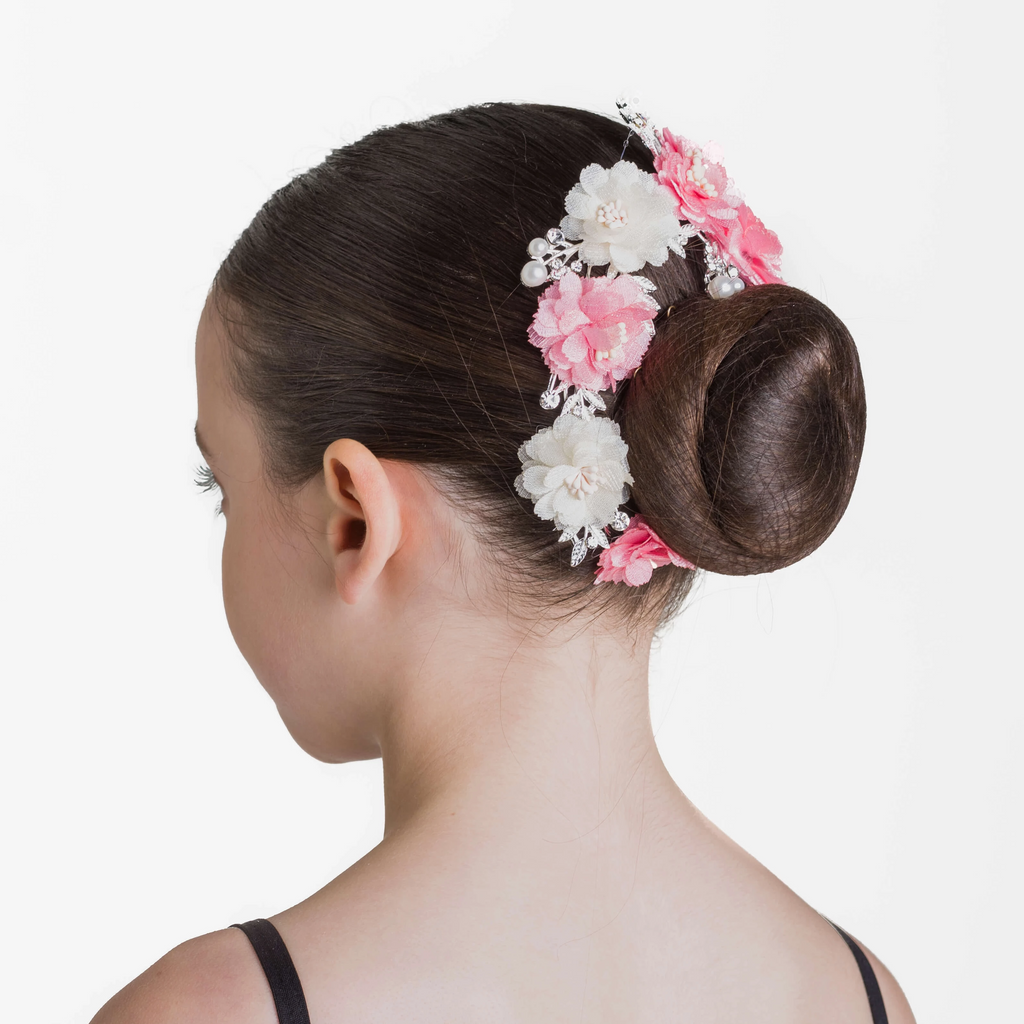 Studio 7 Pearls and Petals Hairpiece - Pink and White