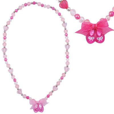 Pink Poppy Pretty Ballet Shoe Necklace