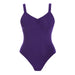 PW Dancewear Adult's Rani Wide Strap Leotard - Purple"