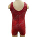 Ditto Dancewear Biketard with Scrunchie - Red Squiggle
