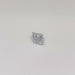 Diamond Thistle Button - Silver - Small