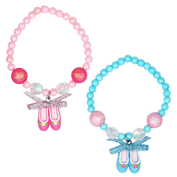 Pink Poppy Tutu Cute Ballet Shoe Bracelet