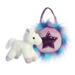 Fancy Pals - Unicorn in Fluffy Purple Star Bag
