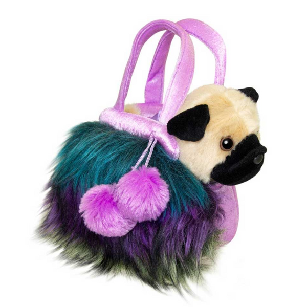 Fancy Pals - Pug in Fluffy Bag