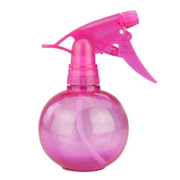 Transparent Water Spray Bottle - Pink