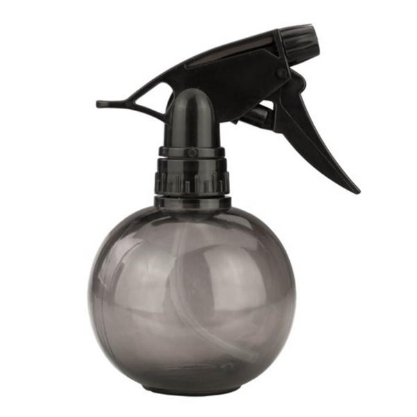 Transparent Water Spray Bottle - Black