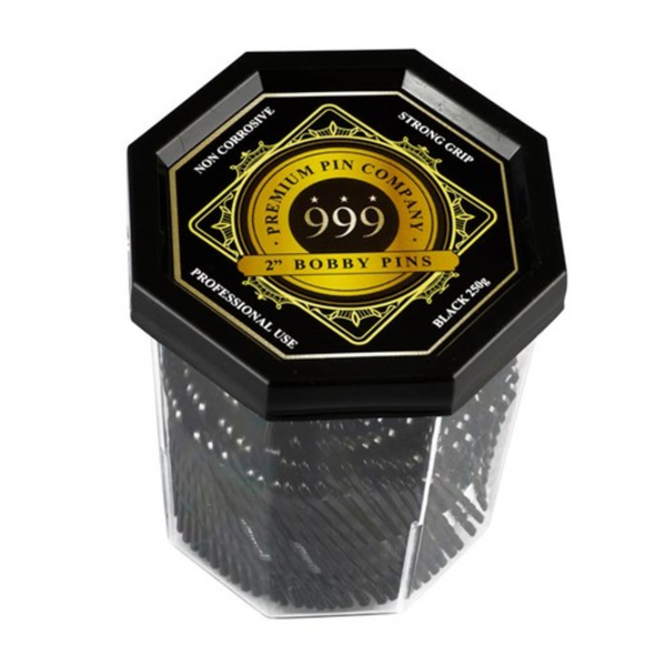999 Premium Bobby Pins - 2 inch - BLACK