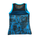 Ditto Dancewear Fractured Singlet and Shorts Set - Blue