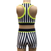 Identity Costuming Gym Set - Navy Stripe | Neon Yellow