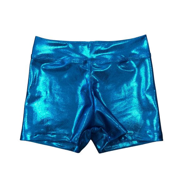 Ditto Dancewear Sparkle Shorts - Turquoise
